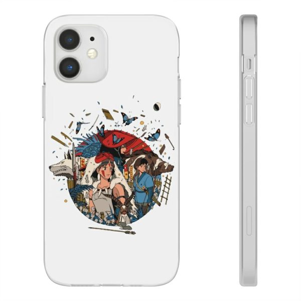 Princess Mononoke Tattoo - Princess Mononoke Kokyo iPhone Cases-Phone Case, princess mononoke, Princess Mononoke Tattoo