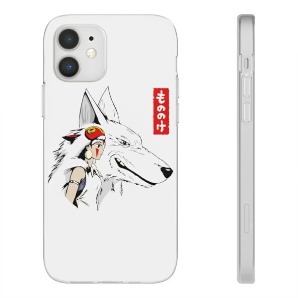 Moro Princess Mononoke - Princess Mononoke – San and The Wolf iPhone Cases-Moro Princess Mononoke, Phone Case, princess mononoke