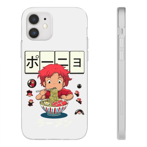 Ponyo - Ponyo very first Ramen iPhone Cases-Accessories, Phone Case, ponyo