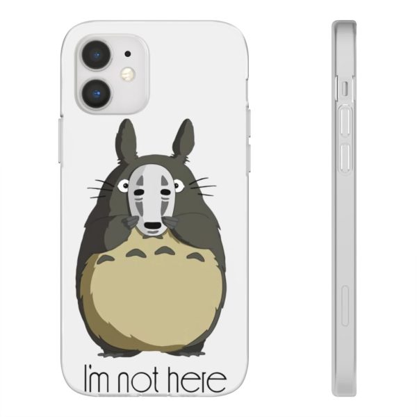 Studio Ghibli My Neighbor Totoro - Totoro I’m Not Here iPhone Cases-Accessories, My Neighbor Totoro, Phone Case, Studio Ghibli My Neighbor Totoro