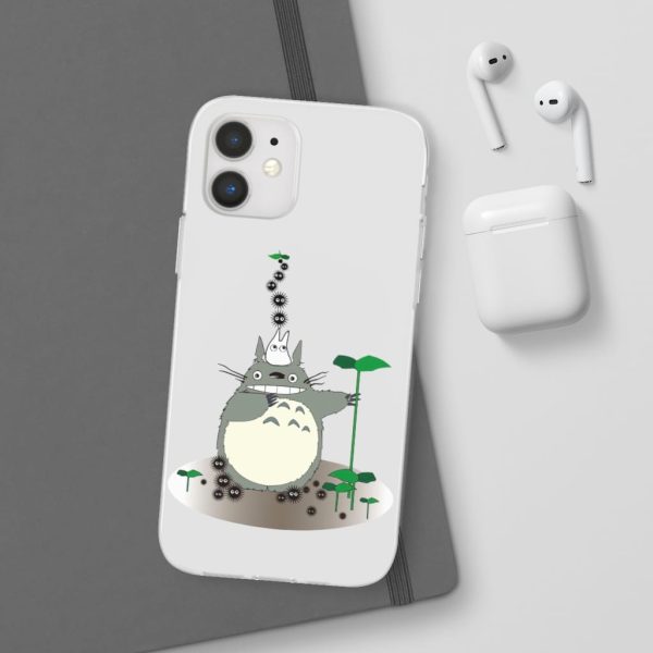 My Totoro - Totoro and the Sootballs iPhone Cases-Accessories, My Neighbor Totoro, My Totoro, Phone Case