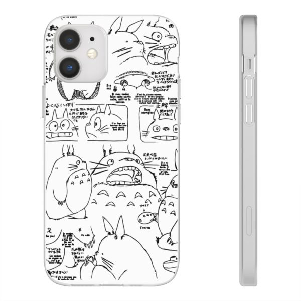 Mi Vecino Totoro - Totoro Original Character Sketch iPhone Cases-Accessories, Mi Vecino Totoro, My Neighbor Totoro, Phone Case