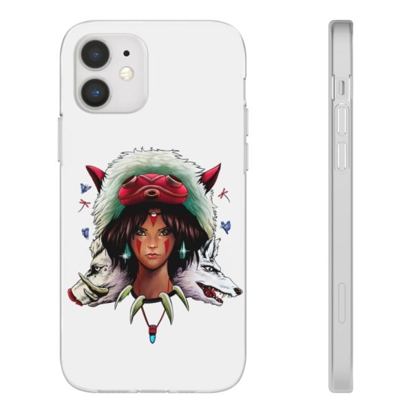 Princess Mononoke Costume - Mononoke: The Wolf Princess iPhone Cases-Accessories, Phone Case, princess mononoke, Princess Mononoke Costume