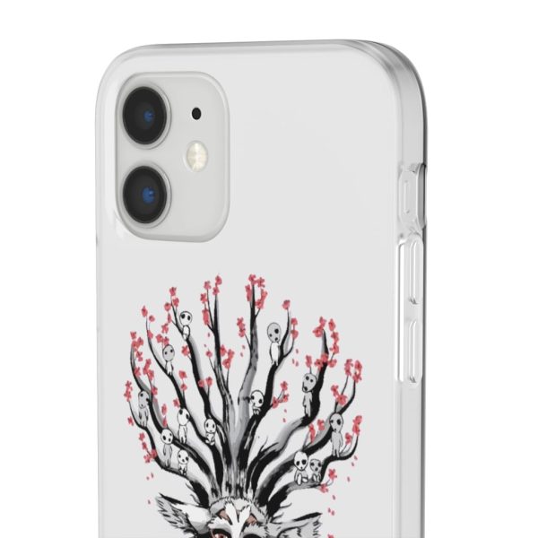 Princess Mononoke Wolf - Princess Mononoke – Shishigami and Sakura iPhone Cases-Accessories, Phone Case, princess mononoke, Princess Mononoke Wolf