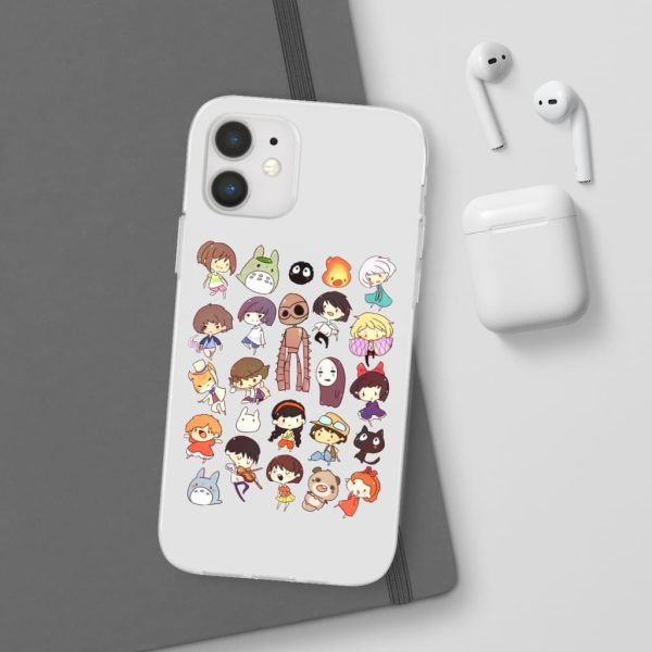 Ghibli Movie Characters Cute Chibi Collection iPhone Cases-Accessories, Phone Case