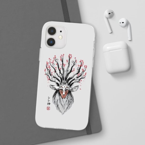 Princess Mononoke Wolf - Princess Mononoke – Shishigami and Sakura iPhone Cases-Accessories, Phone Case, princess mononoke, Princess Mononoke Wolf