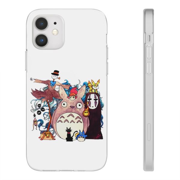 Totoro Plushie - Studio Ghibli Characters Kid iPhone Cases-Accessories, Howl's Moving Castle, kaonashi, My Neighbor Totoro, no face, Phone Case, Spirited Away, Totoro Plushie