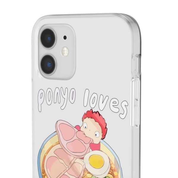 Ponyo Meaning - Ponyo Loves Ham iPhone Cases-Accessories, ponyo, Ponyo Meaning