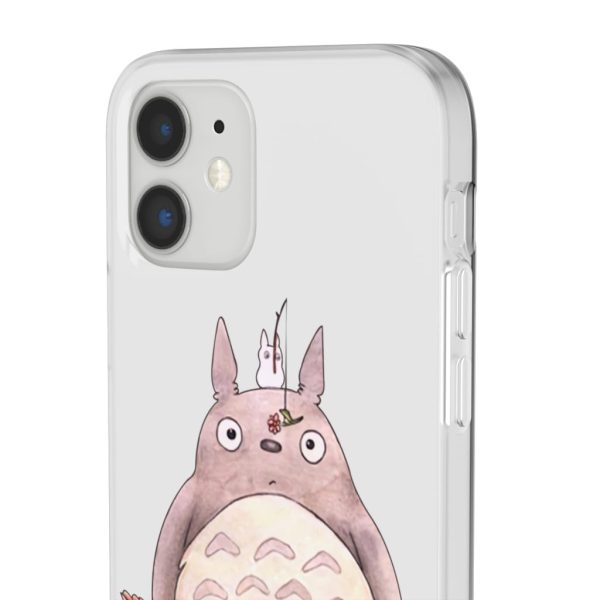 Totoro Drawing - Totoro – flower fishing iPhone Cases-Accessories, My Neighbor Totoro, Phone Case, Totoro Drawing