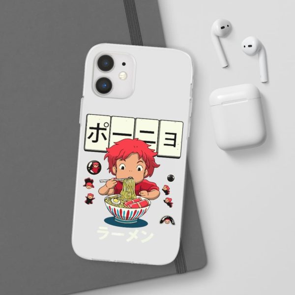 Ponyo - Ponyo very first Ramen iPhone Cases-Accessories, Phone Case, ponyo