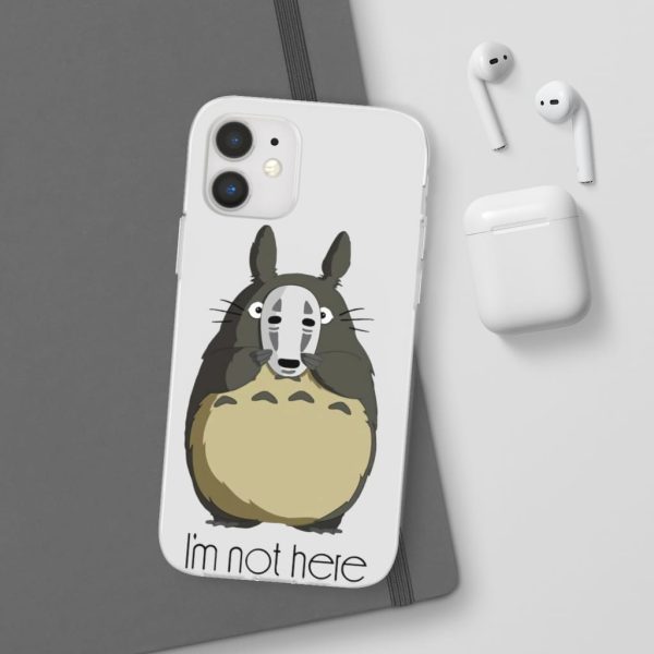 Studio Ghibli My Neighbor Totoro - Totoro I’m Not Here iPhone Cases-Accessories, My Neighbor Totoro, Phone Case, Studio Ghibli My Neighbor Totoro