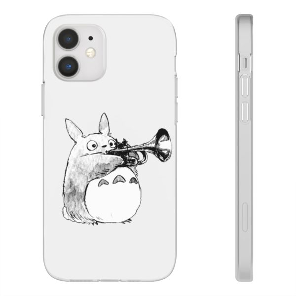 Mei My Neighbor Totoro - Totoro and the Trumpet iPhone Cases-Accessories, Mei My Neighbor Totoro, My Neighbor Totoro, Phone Case