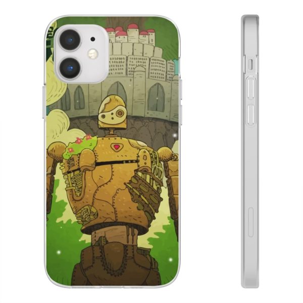 Laputa Castle In The Sky English Cast - Laputa Castle in the Sky Robot Warrior iPhone Cases-Accessories, Laputa Castle In The Sky English Cast, Laputa: Castle in the Sky, Phone Case