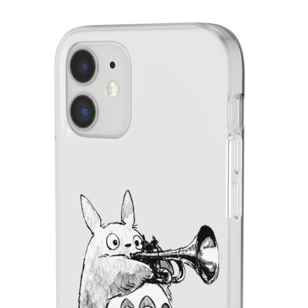 Mei My Neighbor Totoro - Totoro and the Trumpet iPhone Cases-Accessories, Mei My Neighbor Totoro, My Neighbor Totoro, Phone Case