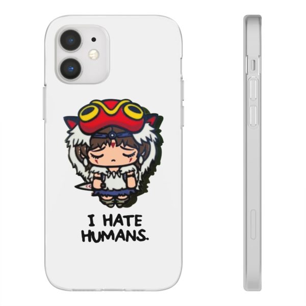 Princess Mononoke Showtimes - Princess Mononoke Chibi – I Hate Humans iPhone Cases-Accessories, Phone Case, princess mononoke, Princess Mononoke Showtimes