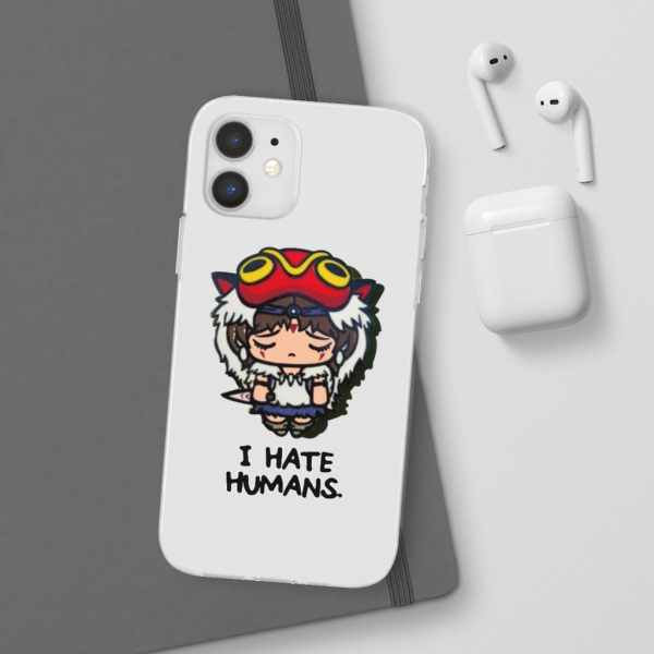 Princess Mononoke Showtimes - Princess Mononoke Chibi – I Hate Humans iPhone Cases-Accessories, Phone Case, princess mononoke, Princess Mononoke Showtimes