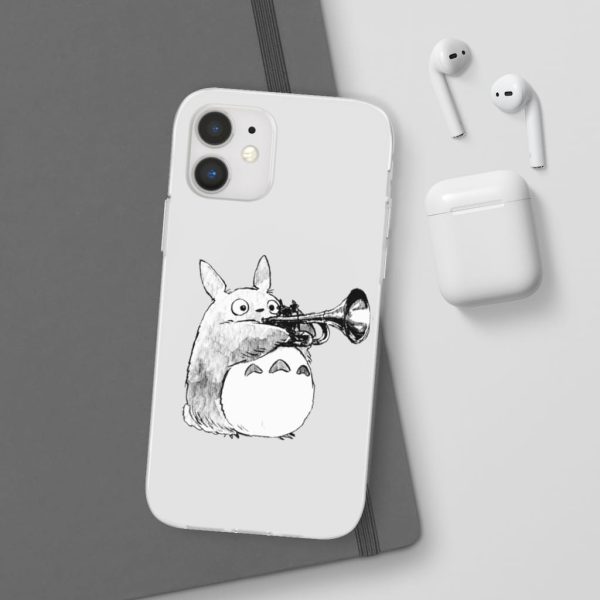 Mei My Neighbor Totoro - Totoro and the Trumpet iPhone Cases-Accessories, Mei My Neighbor Totoro, My Neighbor Totoro, Phone Case