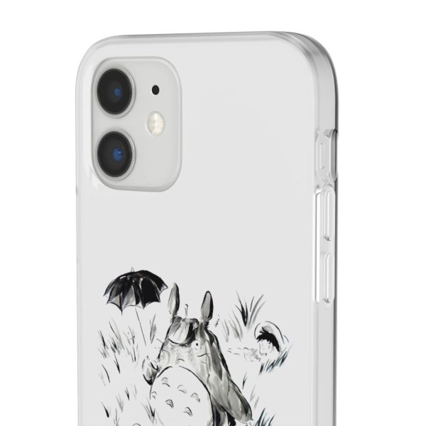 Dai-totoro - Totoro And The Girls Ink Painting iPhone Cases-Accessories, Dai-totoro, My Neighbor Totoro, Phone Case