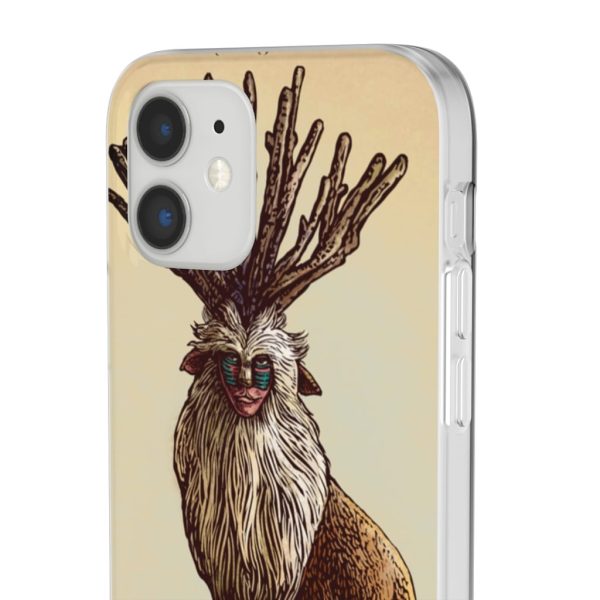 Princess Mononoke With Wolf - Princess Mononoke – Shishigami Day Time Detailed iPhone Cases-Accessories, Phone Case, princess mononoke, Princess Mononoke With Wolf