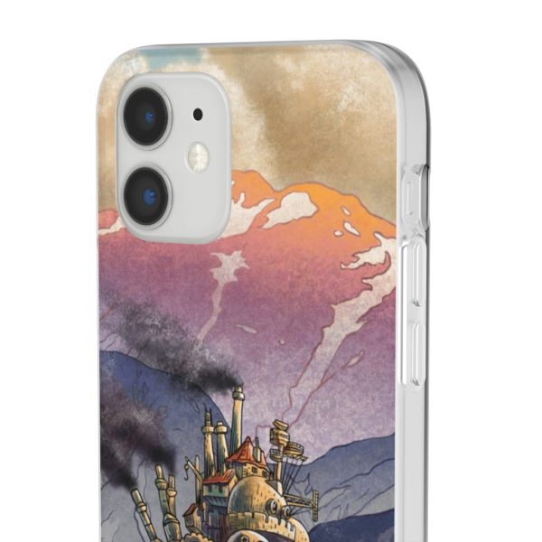 Howl's Moving Castle Actors - Howl’s Moving Castle Landscape iPhone Cases-Accessories, Howl's Moving Castle, Howl's Moving Castle Actors, Phone Case