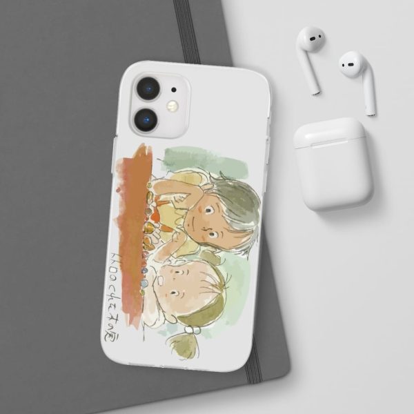 My Neighbor Totoro Japanese - My Neighbor Totoro – Mei & Satsuki Water Color iPhone Cases-Accessories, My Neighbor Totoro, My Neighbor Totoro Japanese, Phone Case