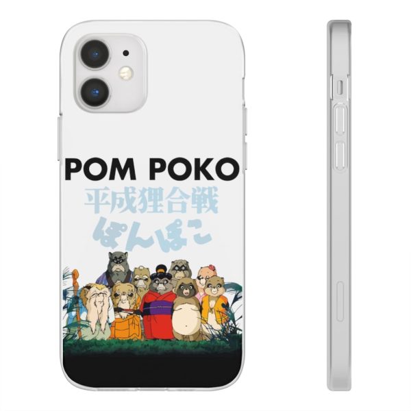 Pom Poko Poster Japanese iPhone Cases-Accessories, Phone Case, Pom Poko