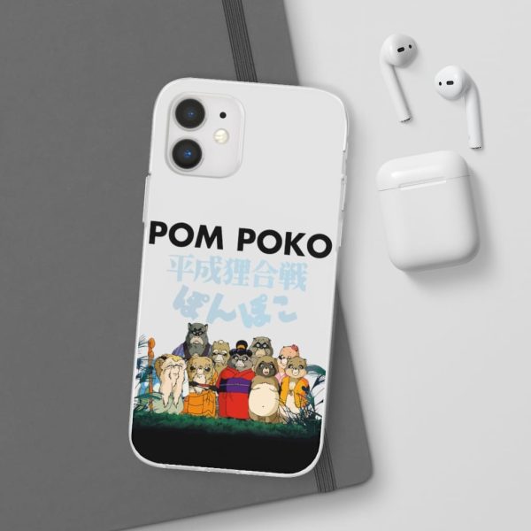 Pom Poko Poster Japanese iPhone Cases-Accessories, Phone Case, Pom Poko