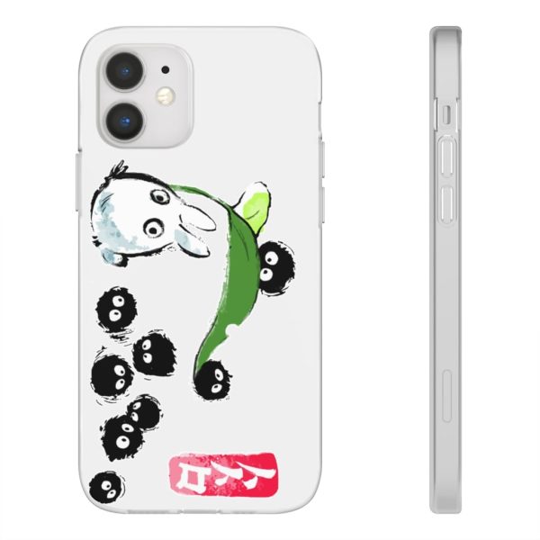 My Neighbor Totoro Satsuki - Mini Totoro and the Soot Balls iPhone Cases-Accessories, My Neighbor Totoro, My Neighbor Totoro Satsuki, Phone Case