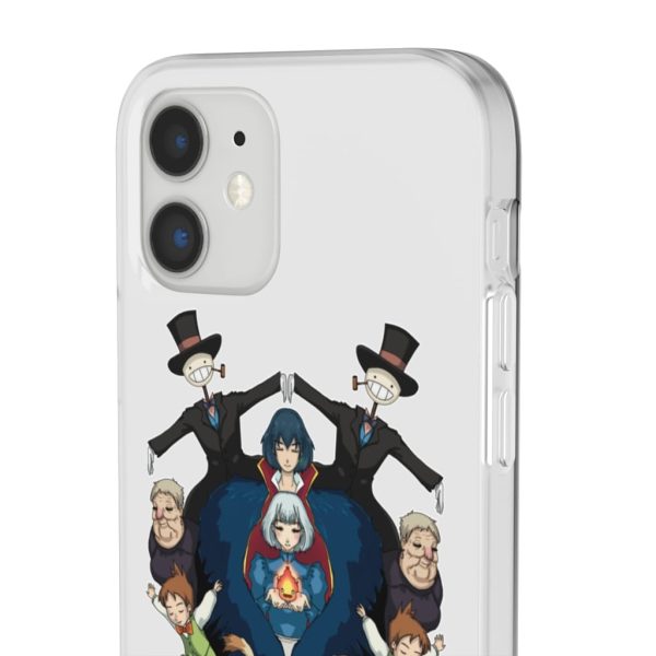 Studio Ghibli Howl's Moving Castle - Howl’s Moving Castle Characters Mirror iPhone Cases-Accessories, Howl's Moving Castle, Phone Case, Studio Ghibli Howl's Moving Castle