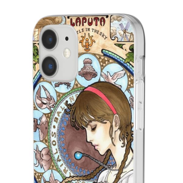 Ghibli Laputa Castle In The Sky - Laputa: Castle in The Sky – Sheeta Portrait Art iPhone Cases-Accessories, Ghibli Laputa Castle In The Sky, Laputa: Castle in the Sky, Phone Case