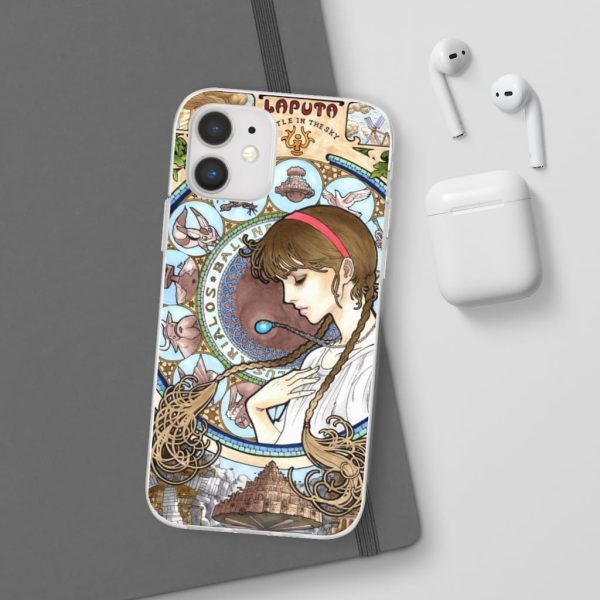 Ghibli Laputa Castle In The Sky - Laputa: Castle in The Sky – Sheeta Portrait Art iPhone Cases-Accessories, Ghibli Laputa Castle In The Sky, Laputa: Castle in the Sky, Phone Case