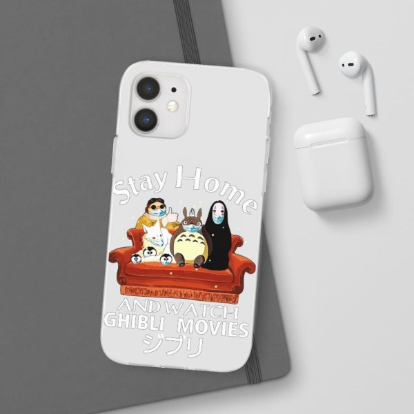 Stay Home and Watch Ghibli Movie iPhone Cases-Accessories, Phone Case