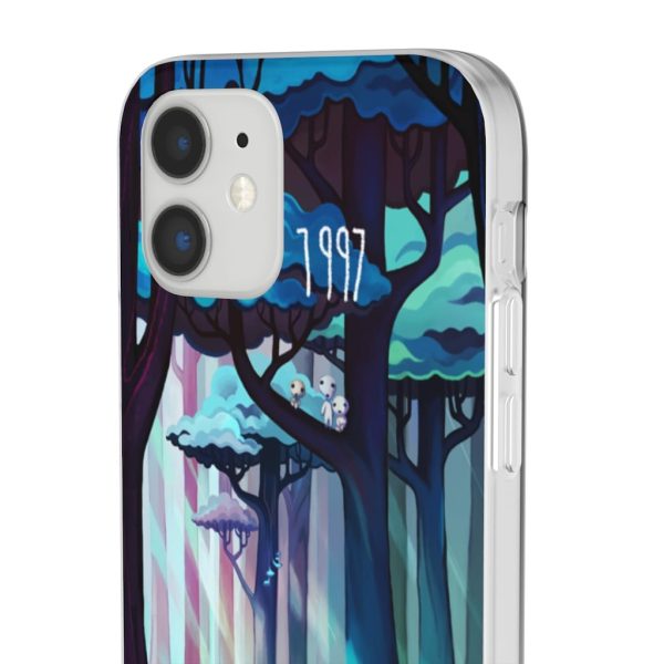 Princess Mononoke - Princess Mononoke 1997 Illustration iPhone Cases-Accessories, Phone Case, princess mononoke