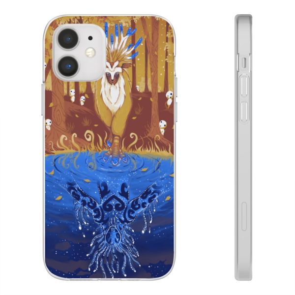 Watch Princess Mononoke - Princess Mononoke Shishigami Day and Night time iPhone Cases-Accessories, Phone Case, princess mononoke, Watch Princess Mononoke