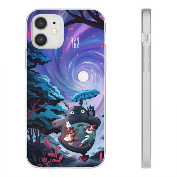 My Neighbour Totoro Cast - My Neighbor Totoro 1988 Illustration iPhone Cases-Accessories, My Neighbor Totoro, My Neighbour Totoro Cast, Phone Case