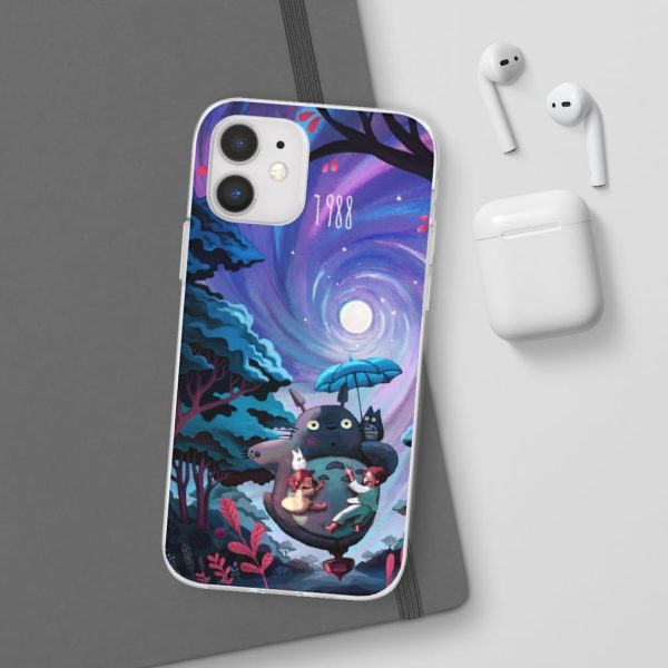 My Neighbour Totoro Cast - My Neighbor Totoro 1988 Illustration iPhone Cases-Accessories, My Neighbor Totoro, My Neighbour Totoro Cast, Phone Case