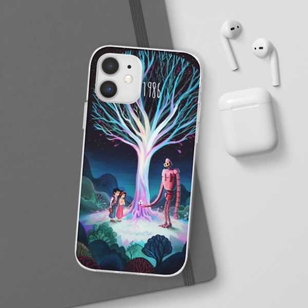 Laputa Castle In The Sky English Cast - Laputa: Castle in The Sky 1986 Illustration iPhone Cases-Accessories, Laputa Castle In The Sky English Cast, Laputa: Castle in the Sky, Phone Case