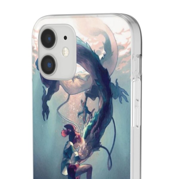 Spirited Away Trailer - Spirited Away – Chihiro and Haku under the Water iPhone Cases-Accessories, Phone Case, Spirited Away, Spirited Away Trailer