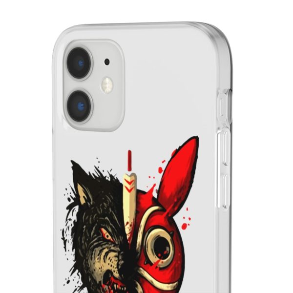 San Princess Mononoke - Princess Mononoke Mask & Wolf iPhone Cases-Accessories, Phone Case, princess mononoke, San Princess Mononoke