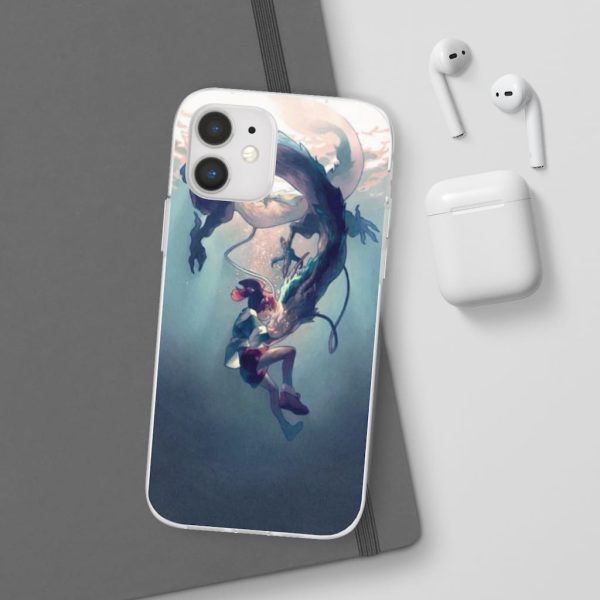 Spirited Away Trailer - Spirited Away – Chihiro and Haku under the Water iPhone Cases-Accessories, Phone Case, Spirited Away, Spirited Away Trailer