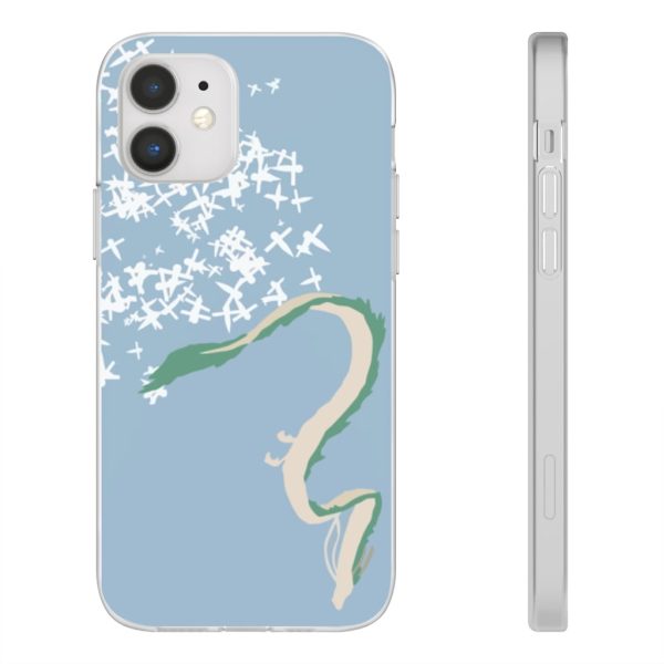 Lin Spirited Away - Spirited Away –  Flying Haku Dragon iPhone Cases-Accessories, Lin Spirited Away, Phone Case, Spirited Away