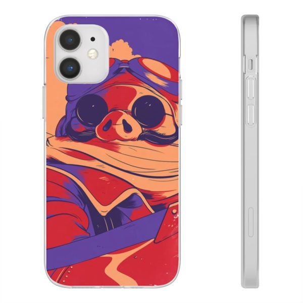 Porco Rosso Retro iPhone Cases-Accessories, Phone Case, porco rosso