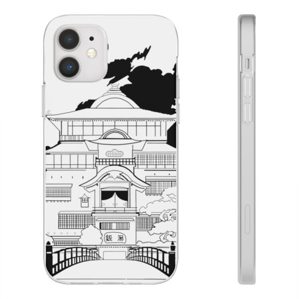 Spirited Away English Actors - Spirited Away Bathhouse illustrated Graphic iPhone Cases-Accessories, Phone Case, Spirited Away, Spirited Away English Actors