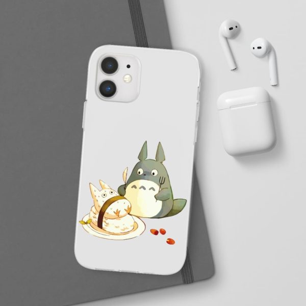 My Neighbor Totoro Characters - Totoro Sushi iPhone Cases-Accessories, My Neighbor Totoro, My Neighbor Totoro Characters, Phone Case