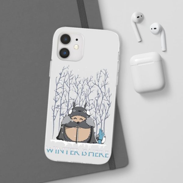 Totoro Poster - Totoro Game of Throne Winter is Here iPhone Cases-Accessories, My Neighbor Totoro, Phone Case, Totoro Poster