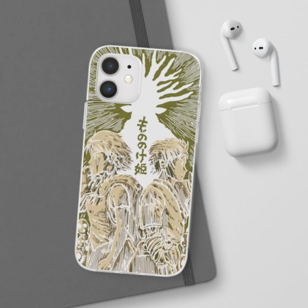 San Princess Mononoke - Princess Mononoke – San and Ashitaka iPhone Cases-Accessories, Phone Case, princess mononoke, San Princess Mononoke