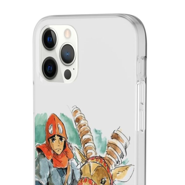 Princess Mononoke Characters - Princess Mononoke – Ashitaka Water Color iPhone Cases-Accessories, Phone Case, princess mononoke, Princess Mononoke Characters