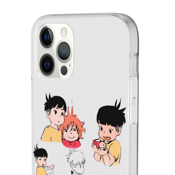 Ponyo Plush - Ponyo and Sosuke Sketch iPhone Cases-Accessories, Phone Case, ponyo, Ponyo Plush