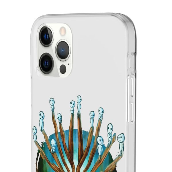 Studio Ghibli Films Princess Mononoke - Princess Mononoke – Shishigami and The Tree Spirit iPhone Cases-Accessories, Phone Case, princess mononoke, Studio Ghibli Films Princess Mononoke