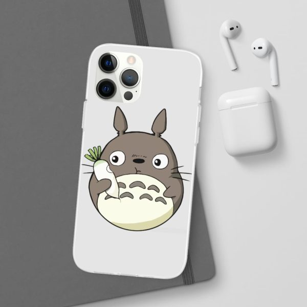 My Neighbor Totoro - Totoro Eating Turnip iPhone Cases-Accessories, My Neighbor Totoro, Phone Case